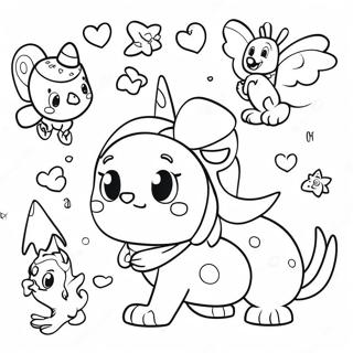 Mixies Magice Jucause Cu Creaturi Magice Pagina De Colorat 82781-24238