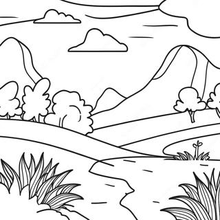 Pagini De Colorat Cu Peisaj Melancolic 83368 24688