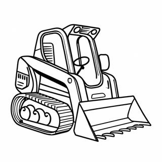 Pagini De Colorat Cu Skid Steer Realist 83551-24841