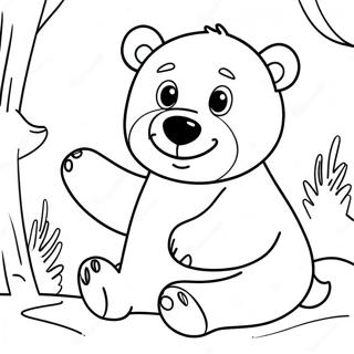 Pagini De Colorat Cu Urs Polar Jucaus 83575-24858