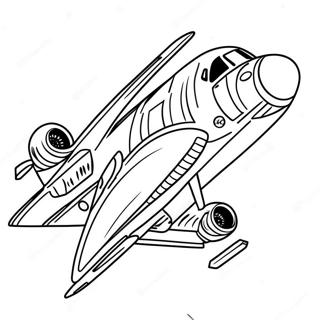 Pagini De Colorat Cu Air Force 1 In Actiune 83729-24977