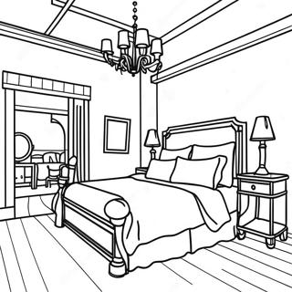 Dormitor Spatios Pagina De Colorat 84037-25219