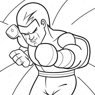 Pagini De Colorat Cu Lovitura Knockout 84140-25302