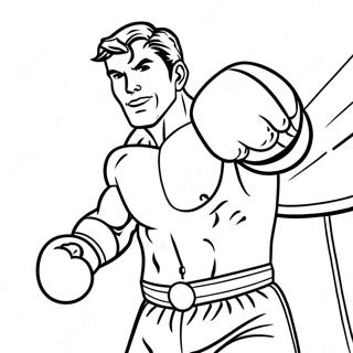 Pagini De Colorat Cu Lovitura Knockout 84140-25303