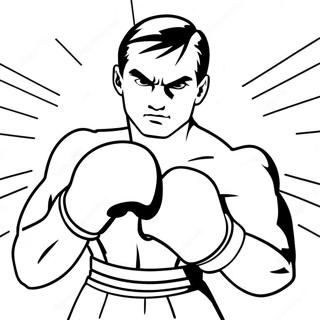 Pagini De Colorat Cu Lovitura Knockout 84140-25304