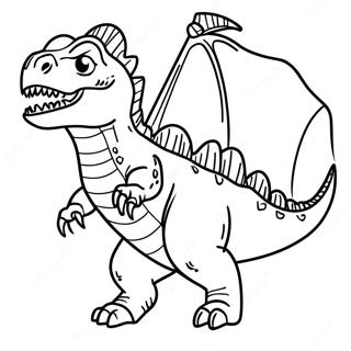 Pagini De Colorat Cu Indominus Rex Racnet 84600 25653