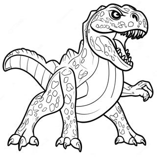 Pagini De Colorat Cu Indominus Rex Racnet 84600 25656