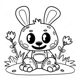 Pagina De Colorat Cu Spring Trap Infricosator 84625-25673