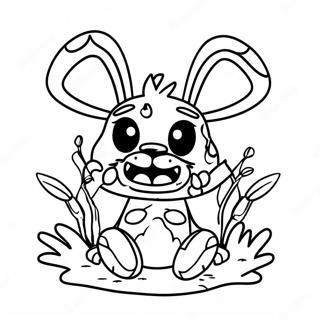 Pagina De Colorat Cu Spring Trap Infricosator 84625-25674