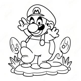 Super Mario 3d World Desene De Colorat