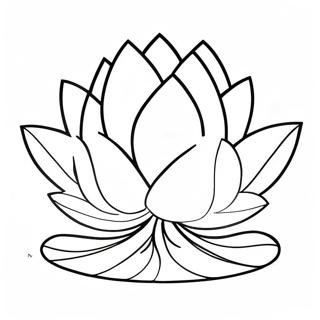 Lotus Desene De Colorat