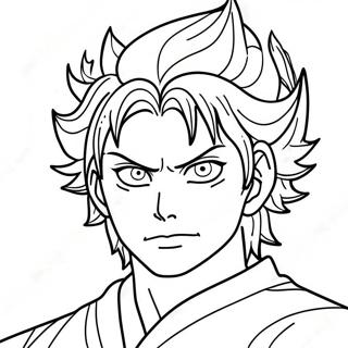 Pagini De Colorat Cu Rengoku Inflacarat 85725-26614