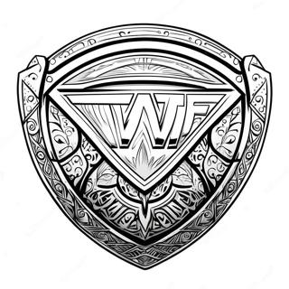 Pagini De Colorat Cu Campionatul Wwe Captivant 86034-26857