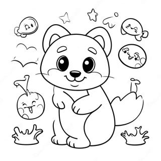 Pagini De Colorat Cu Calendar Cu Animale Dragute 86186-26979