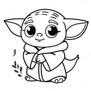 Baby Yoda Desene De Colorat