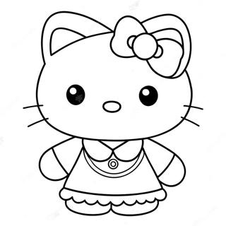 Hello Kitty Și Dragul Daniel Desene De Colorat