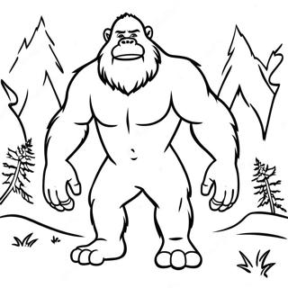 Bigfoot Desene De Colorat