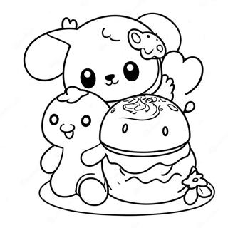 Rilakkuma Cinnamoroll Desene De Colorat