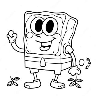 Halloween Spongebob Desene De Colorat