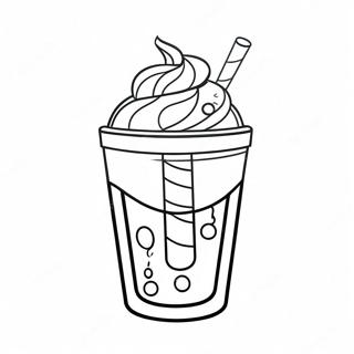 Milkshake Desene De Colorat