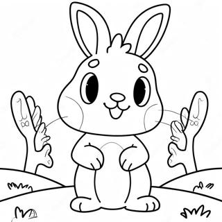 Pagini De Colorat Bonnie Iepurele Bantuit 87750 28195