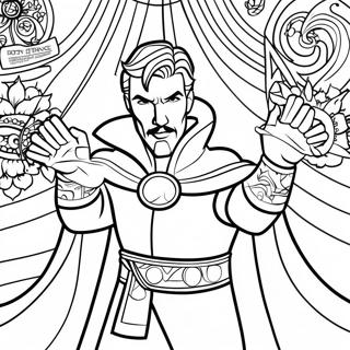 Doctor Strange Desene De Colorat