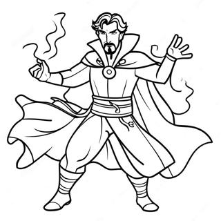 Doctor Strange Pagini de colorat