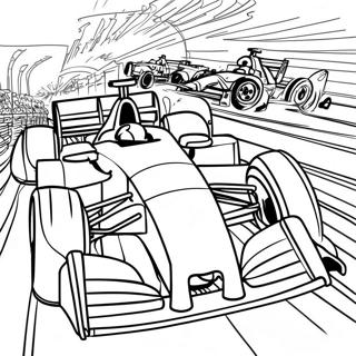 Pagina De Colorat Masina De Curse Formula 1 Rapida 88006-28385