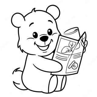 Bebeluș Winnie The Pooh Desene De Colorat