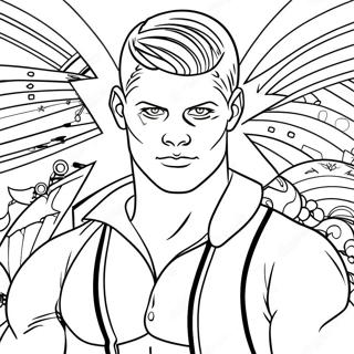 Cody Rhodes Desene De Colorat