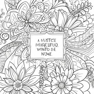 Desen De Colorat Cu Citat Inspirational Pentru Adulti 88415-28880