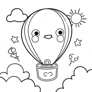 Pagini De Colorat Cu Balonul Colorat De Absolvire Pentru Gradinita 88676-29092