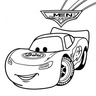 Desen De Colorat Cu Lightning Mcqueen In Curse 88778-29161