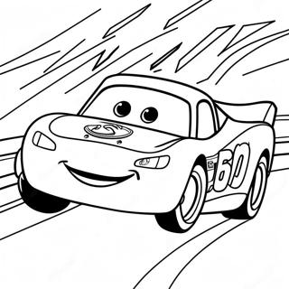 Desen De Colorat Cu Lightning Mcqueen In Curse 88778-29162