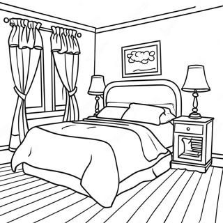 Pagina De Colorat Cu Dormitor 88931-29279