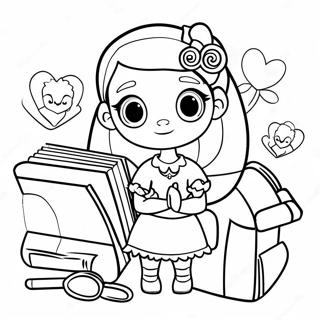 Pagina De Colorat Dork Diaries Desene De Colorat