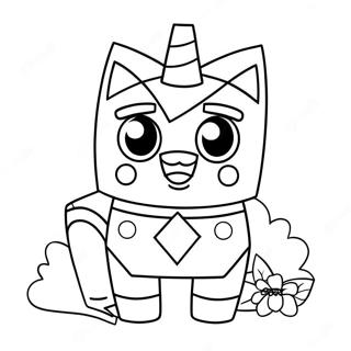 Pagina De Colorat Unikitty 89368-29616