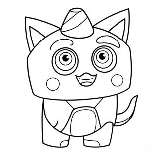 Pagina De Colorat Unikitty Fericita 89369-29618