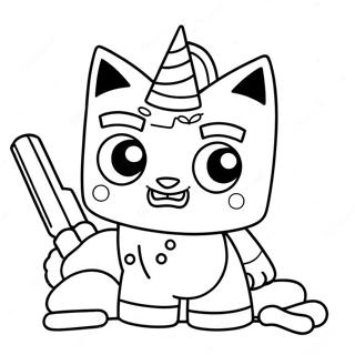 Pagina De Colorat Unikitty Suparata 89370-29621