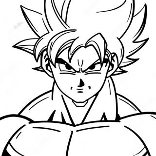 Goku Ultra Instinct Desene De Colorat