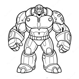 Hulk Buster Desene De Colorat