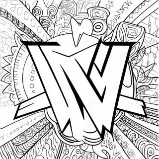 Pagini De Colorat Cu Logo Ul Wwe Indraznet 90092-30184