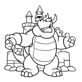 Bowser Desene De Colorat