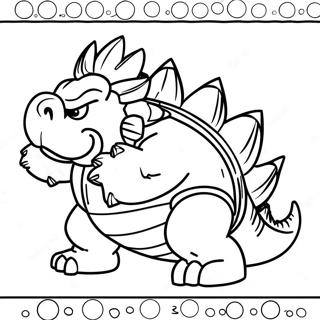 Bowser Desene De Colorat