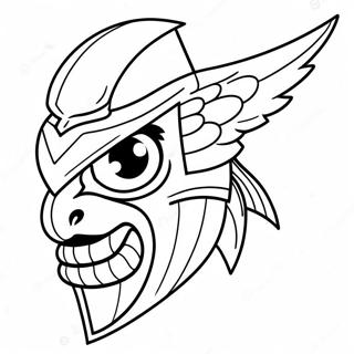 Pagini De Colorat Cu Mascota Patriots 90276-30329