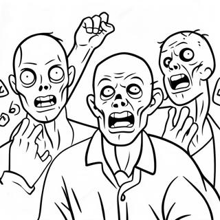 Zombies 3 Desene De Colorat