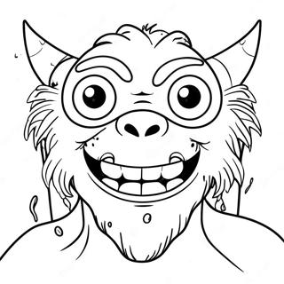 Pagini De Colorat Cu Monstri Infricosatori 90764 30704