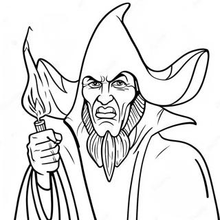 Pagini De Colorat Cu Vrajitor Rau 90765 30706