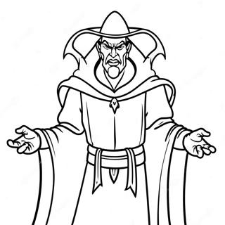 Pagini De Colorat Cu Vrajitor Rau 90765 30707