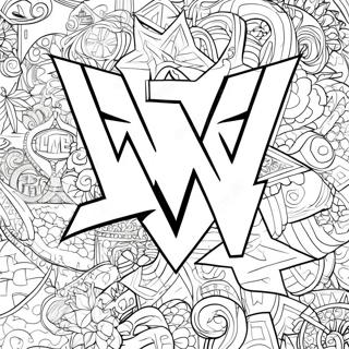 Pagina De Colorat Logo Ul Wwe 91123-31051